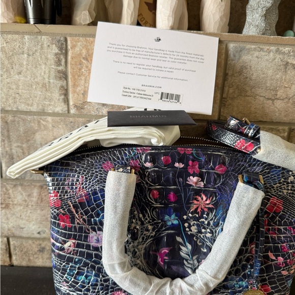 Brahmin Folktale Floral Duxbury Gorgeous Bag and Wallet - Picture 11 of 13